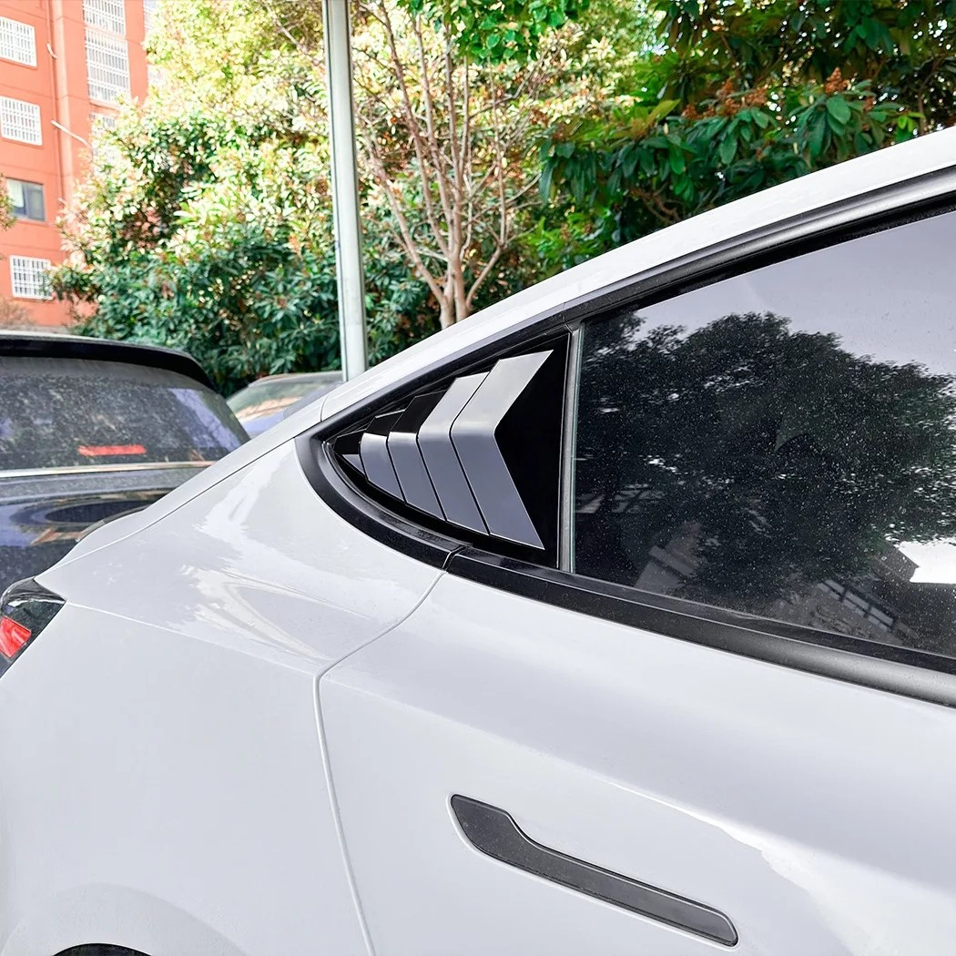 Side Window Louver Cover Sport Style for Tesla Model Y 2020-2024 Accessories