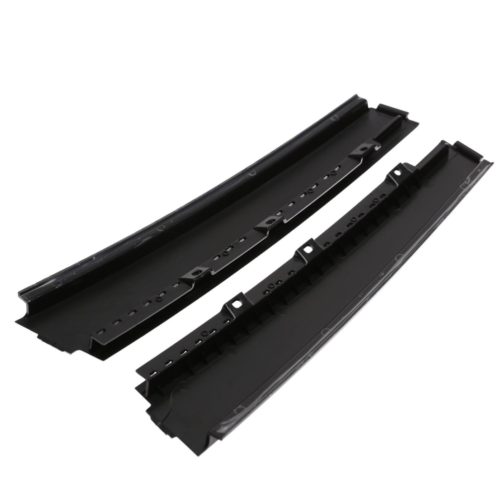 for VW GOLF MK6 09-13 Door Exterior B-Pillar Trims Volkswagen Piano Black 2PCS