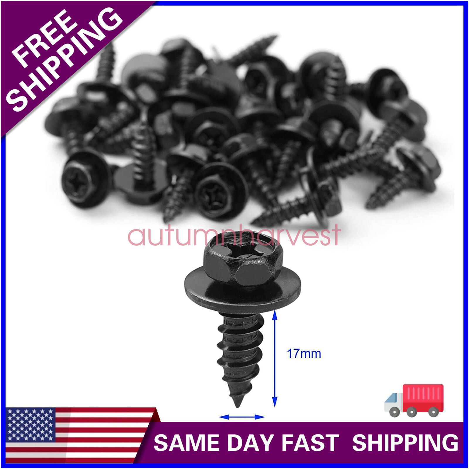 30pcs Screw Bolt Retainer Liner Under Cover Screw for Toyota Lexus 90159-60498