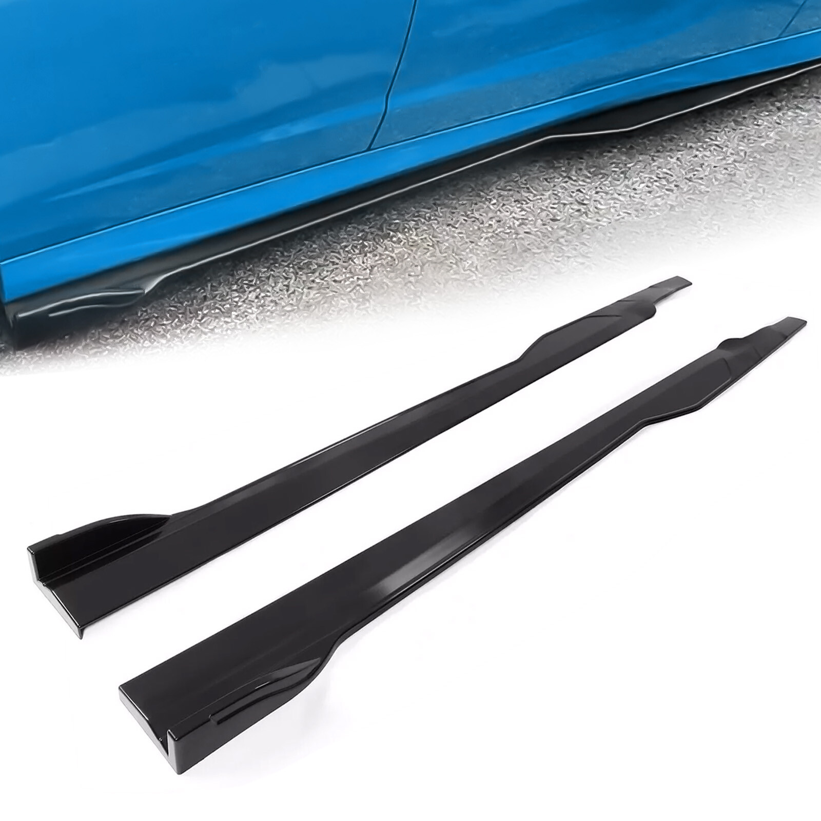Side Skirt Rocker Panels Body Kit For Dodge Charger SRT 15-23 Extension Splitter