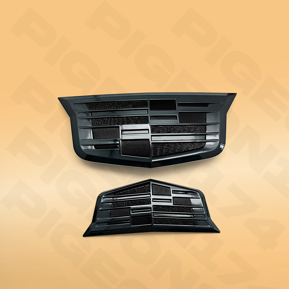 2PCS Front Grille & Rear Sticker Trunk Emblem Badge for ATS XTS XT5 CT6 #9597375