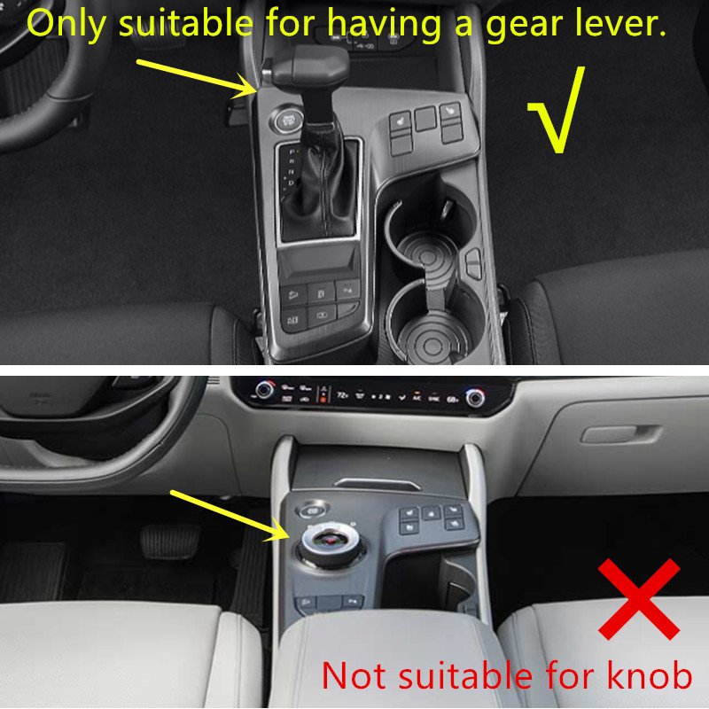 Carbon fiber Car Gear Shift Knob Cover 1pcs For Kia Sportage 2026