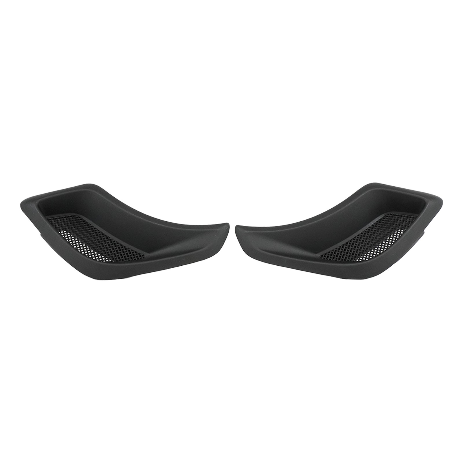 For Corvette C5 Z06 2001-2004 Matte Black Rear Lower Brake Duct Scoops Vent Pair