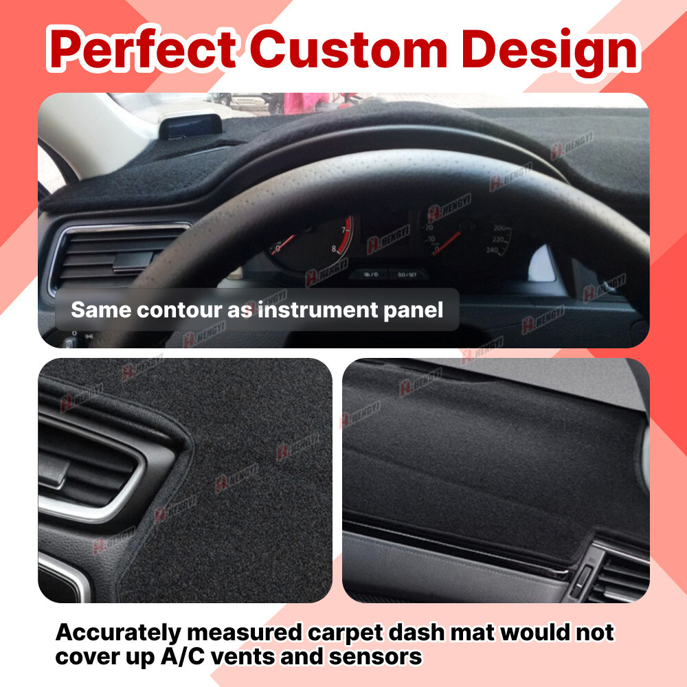 1x For Honda Accord 2018-2022 Inner Dashboard Dash Mat DashMat Sun Cover Pad