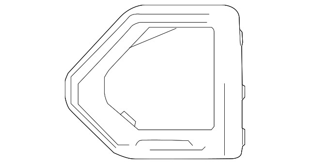 Genuine GM Nightrider Chrome Front Driver Side Fog Lamp Bezel Insert 84528058