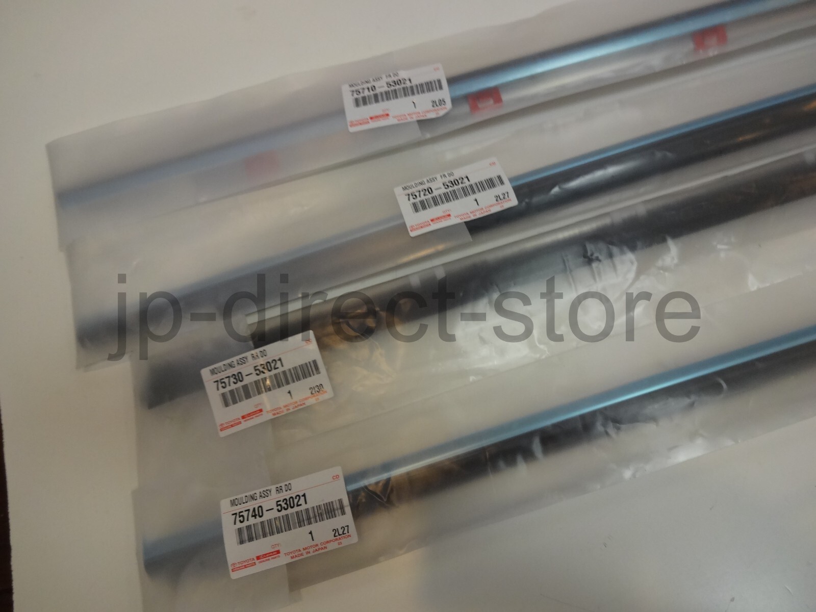 Genuine Lexus 06-14 IS250 IS350 IS-F Front Rear Window Door Belt Molding Set OEM