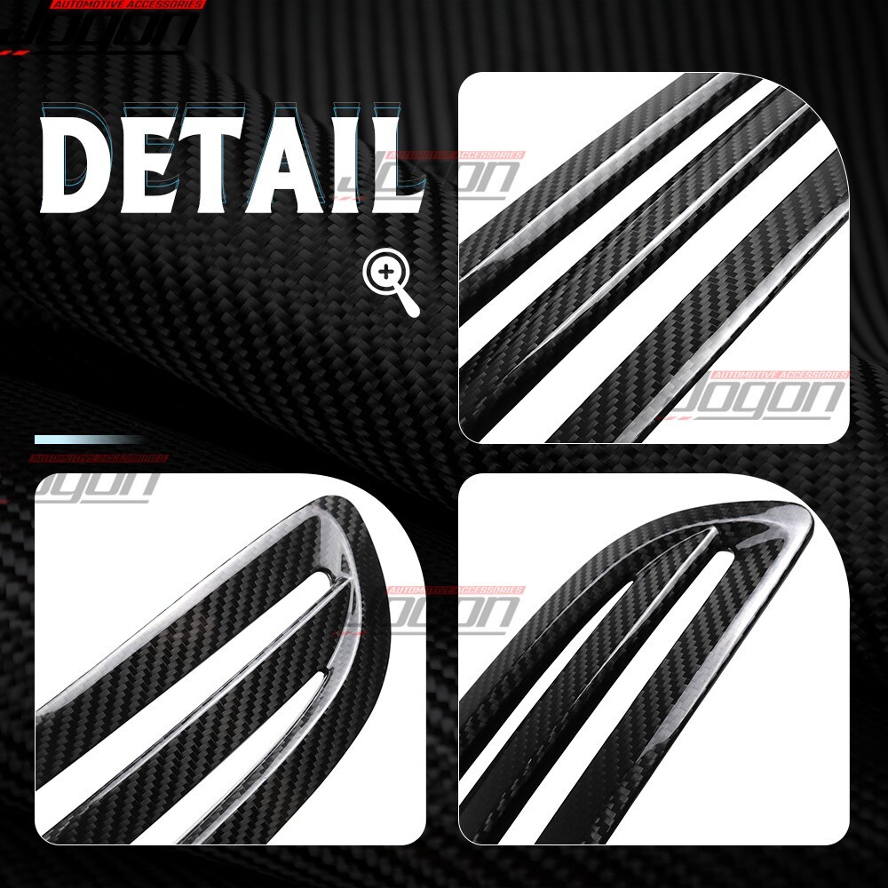 For Acura Integra Type S DE5 24+ Real Carbon Front Engine Hood Vent Trim Intake