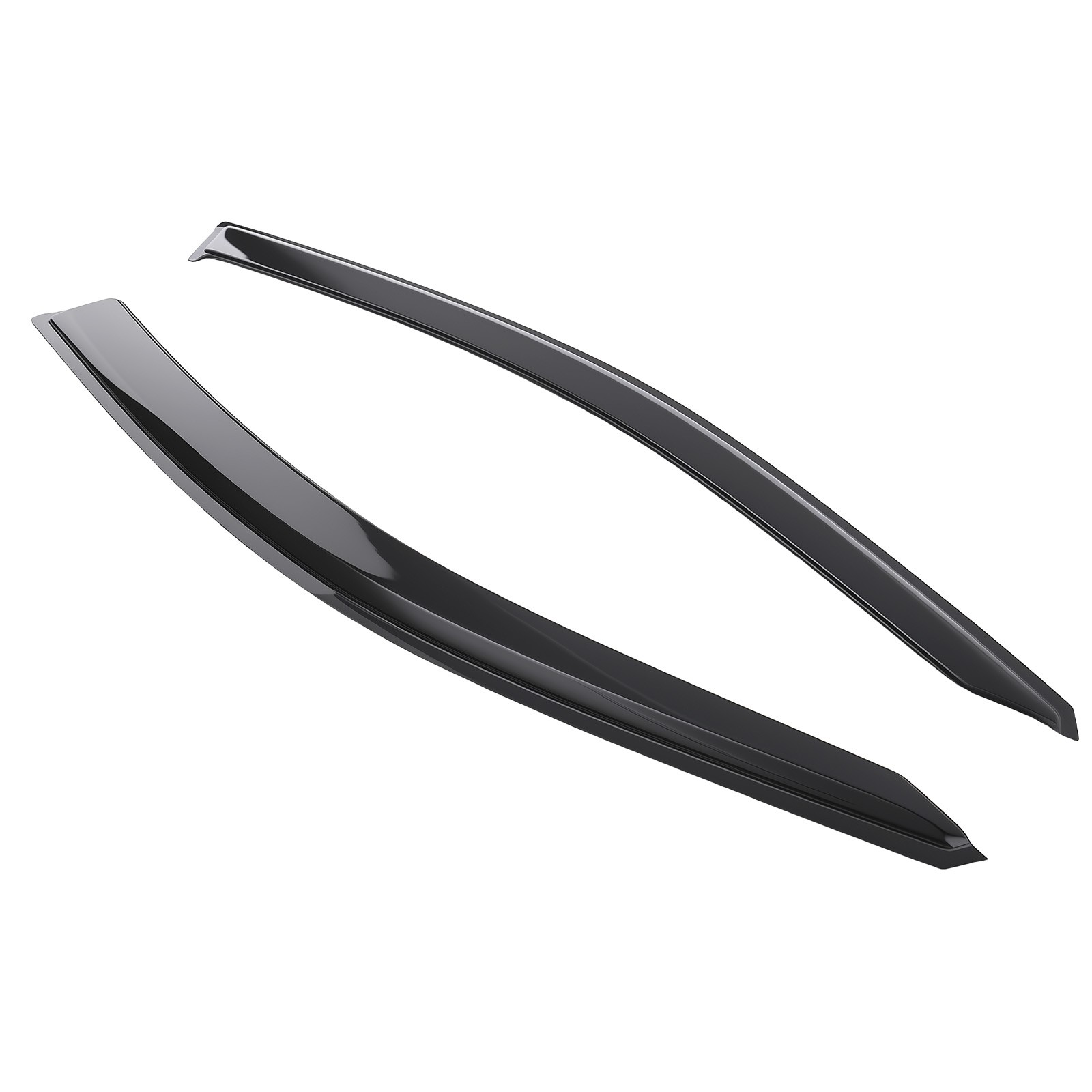 Wind Deflectors for Subaru Impreza/WRX 2012-2021 Acrylic Plastic 4Pcs Black