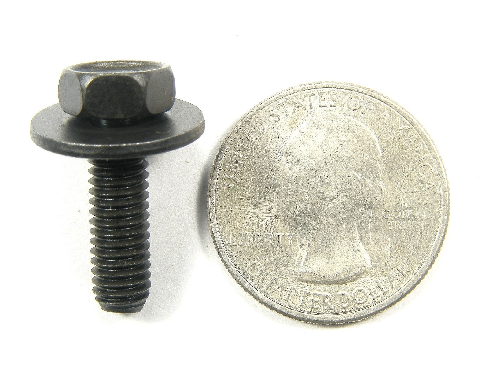 HONDA ACURA Body Bolts- M6-1.0 x 20mm Long- 10mm Hex 17mm Washer- 40 bolts #171F