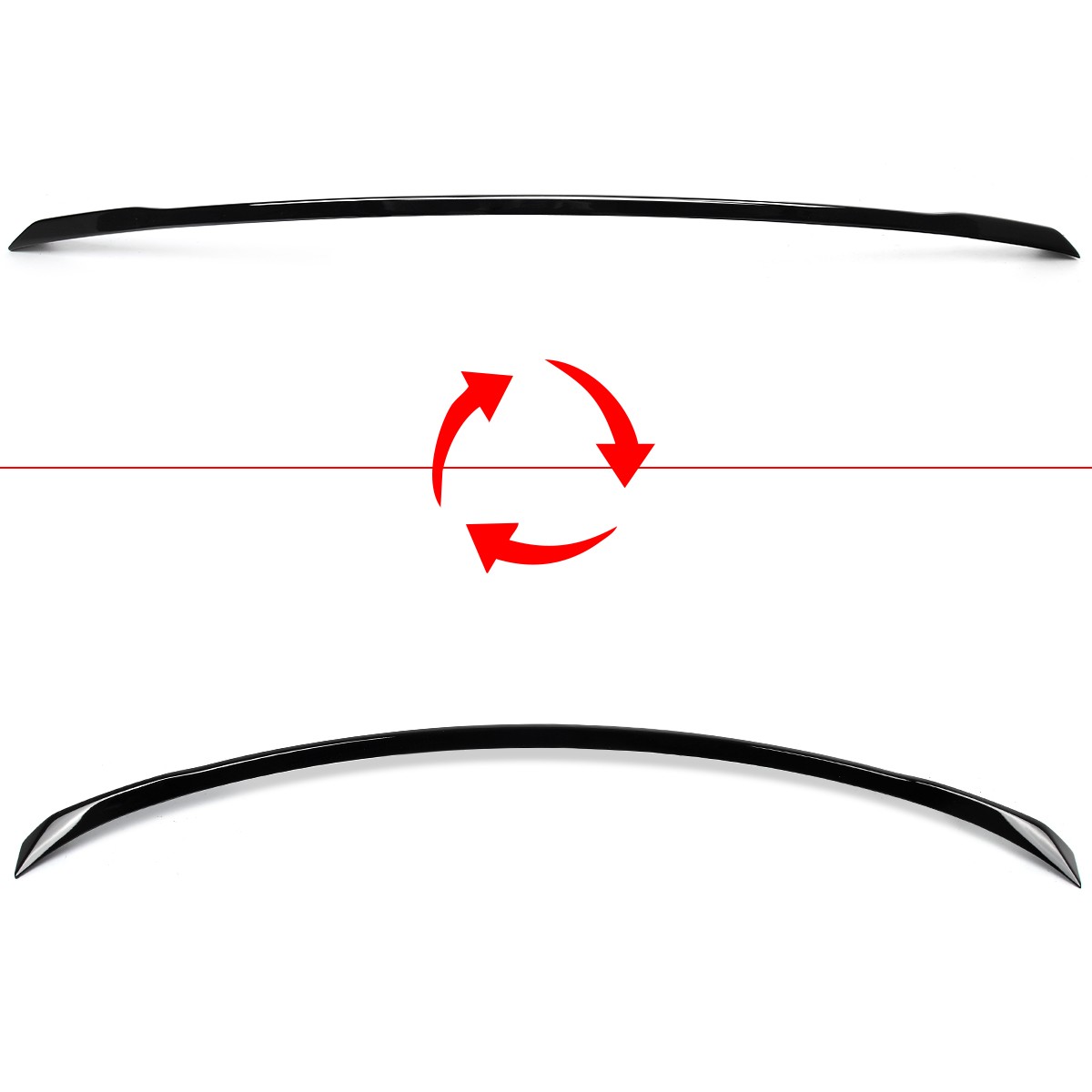 For 2019-2025 BMW G05 X5 M50i M60i Gloss Black Rear Trunk Spoiler Wing Lip ABS