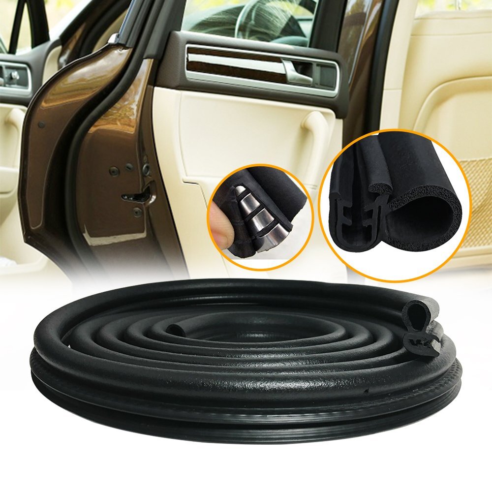 Universal Auto Rubber Weather Seal Door Window Strip Lock Trunk Hood Edge Trim