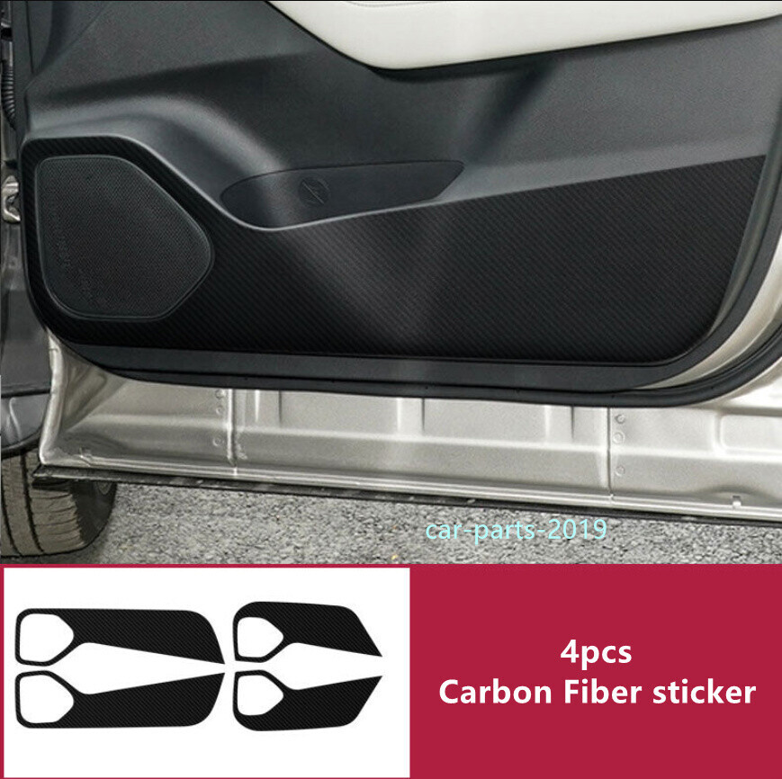Vinyl decal carbon Fiber Door Anti Kick Pad Panel For Nissan Rogue 2021-2025