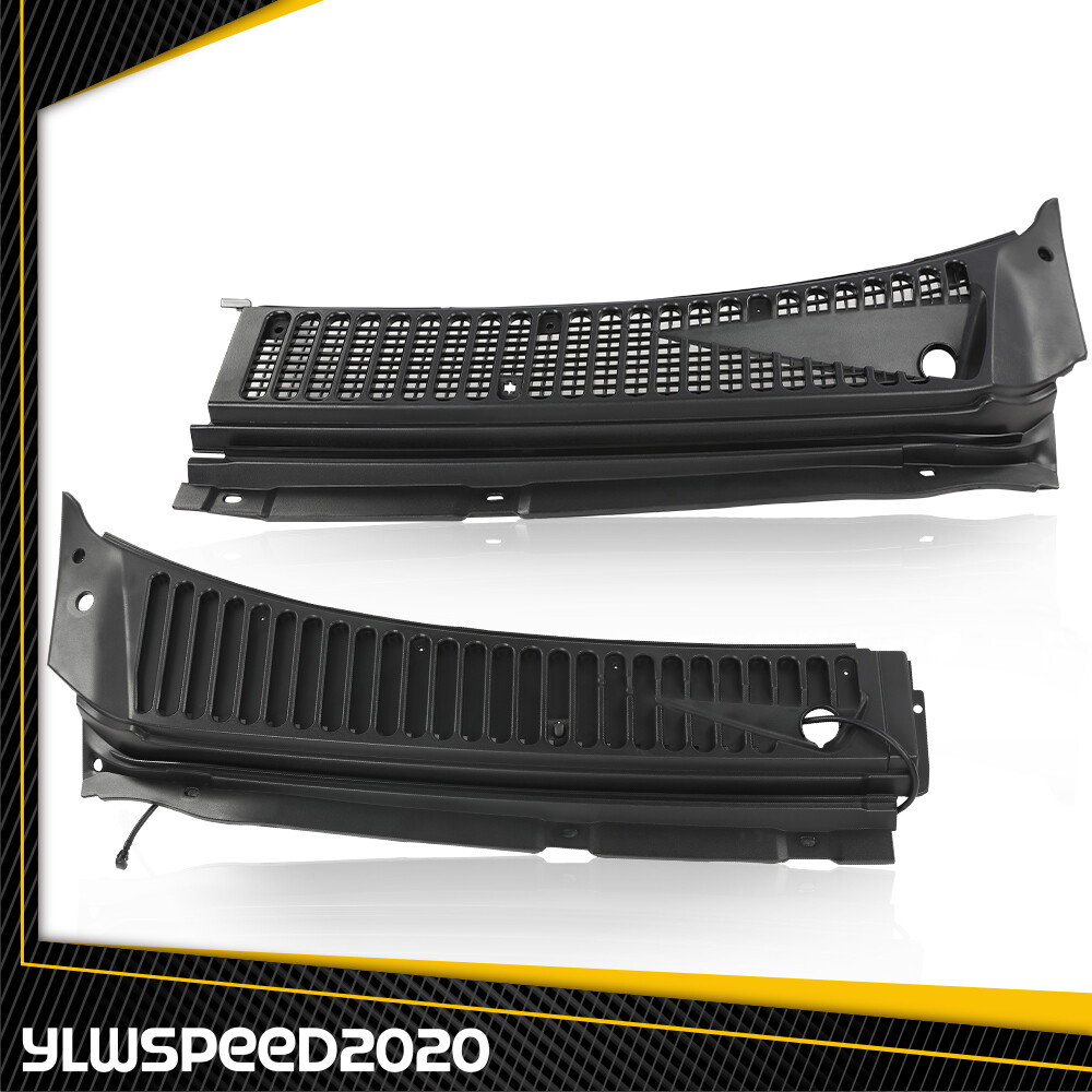 Fit For Ford 99-07 F250 F350 Windshield Wiper Vent Cowl Screen Cover Grill Panel