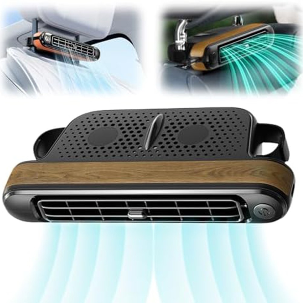 USB Vehicle Fan with 3 Adjustable Speeds Car Cooling Fan for SUV RV Boat