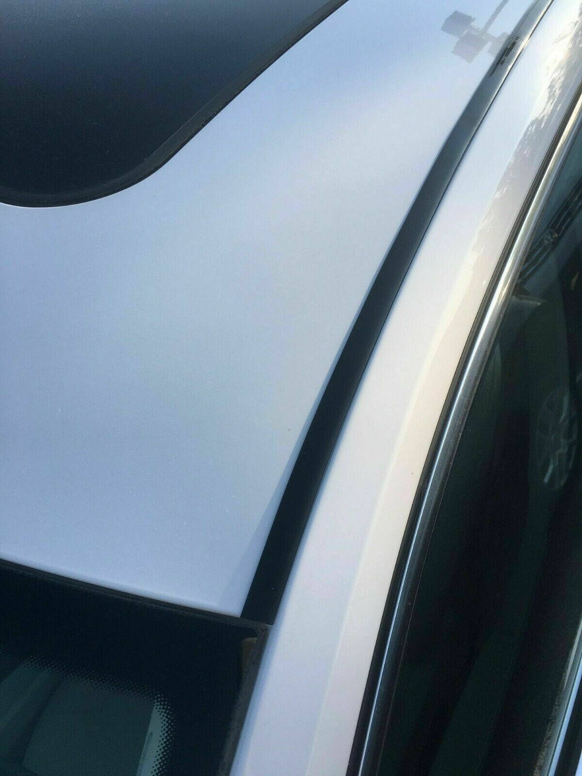 BLACK ROOF TOP TRIM MOLDING FOR 2010-2015 CHEVY CAMARO 2PC WRNTY