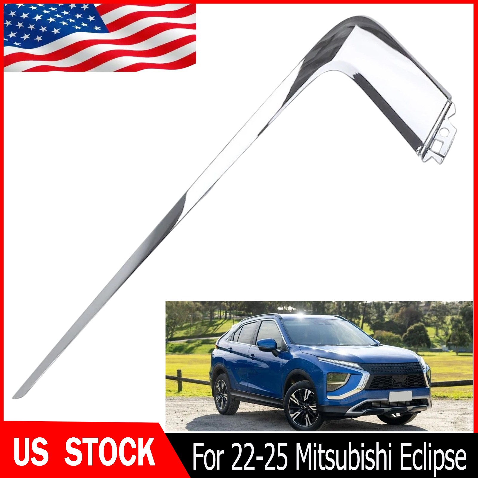 Front Right Bumper Trim Molding For 2022-2025 Mitsubishi Eclipse Cross 6407A422