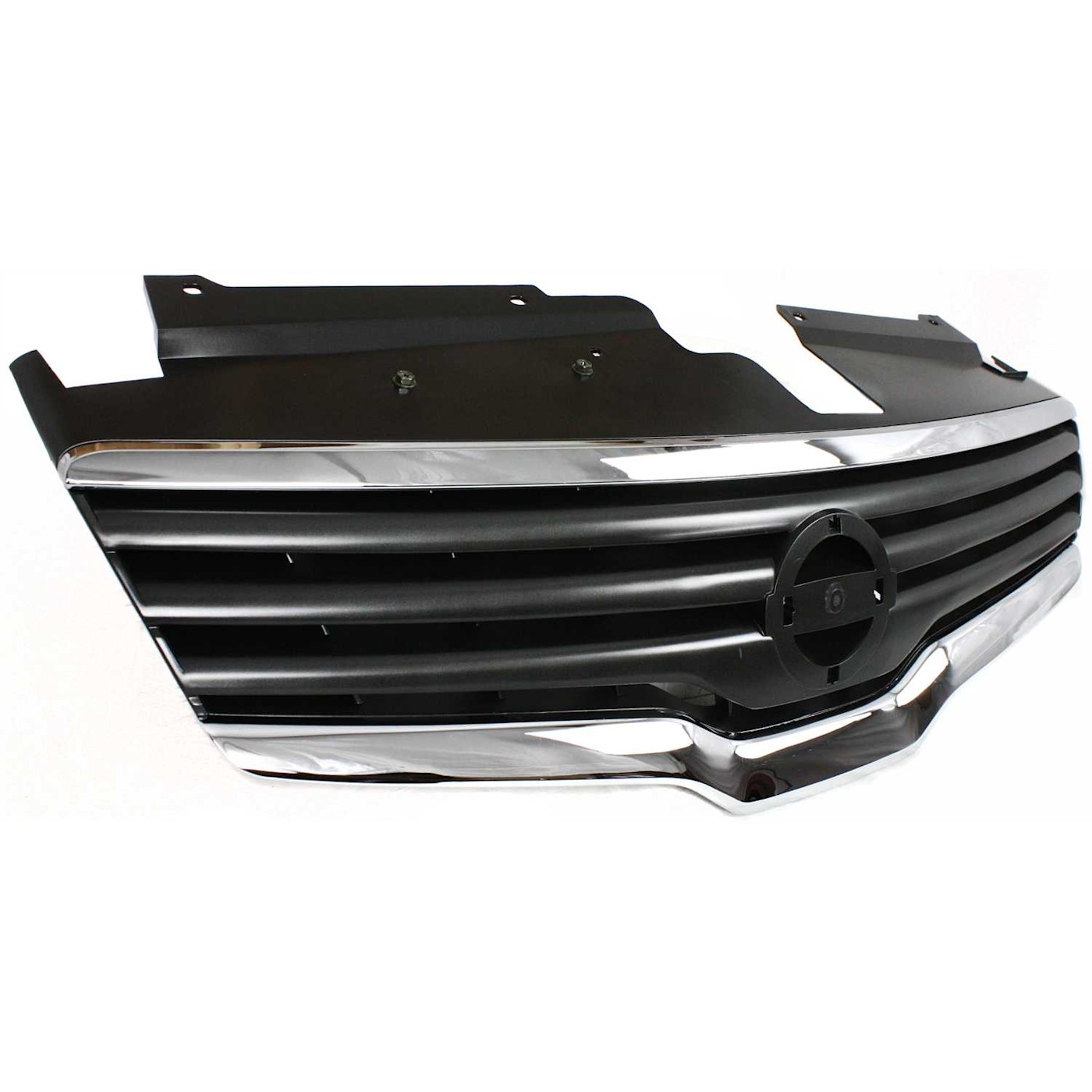 Grille Assembly For 07-09 Nissan Altima Sedan Chrome Shell With Emblem Provision