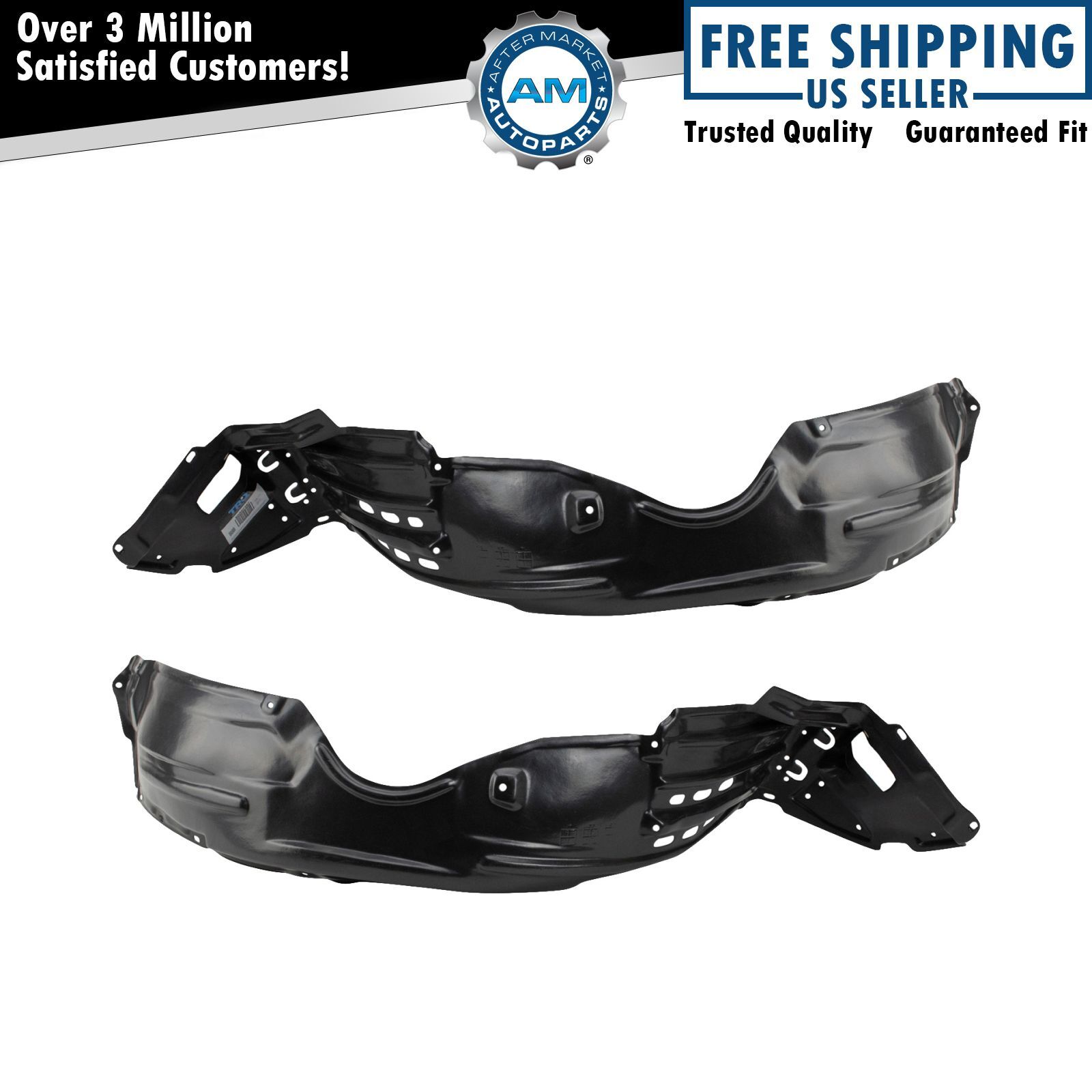 Front Inner Fender Liner Set For 2000-2005 Toyota Celica TO1248128 TO1249128