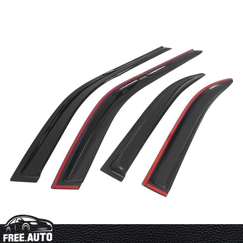 Fits 90-93 Honda Accord Slim Style Acrylic Window Visors 4Pc