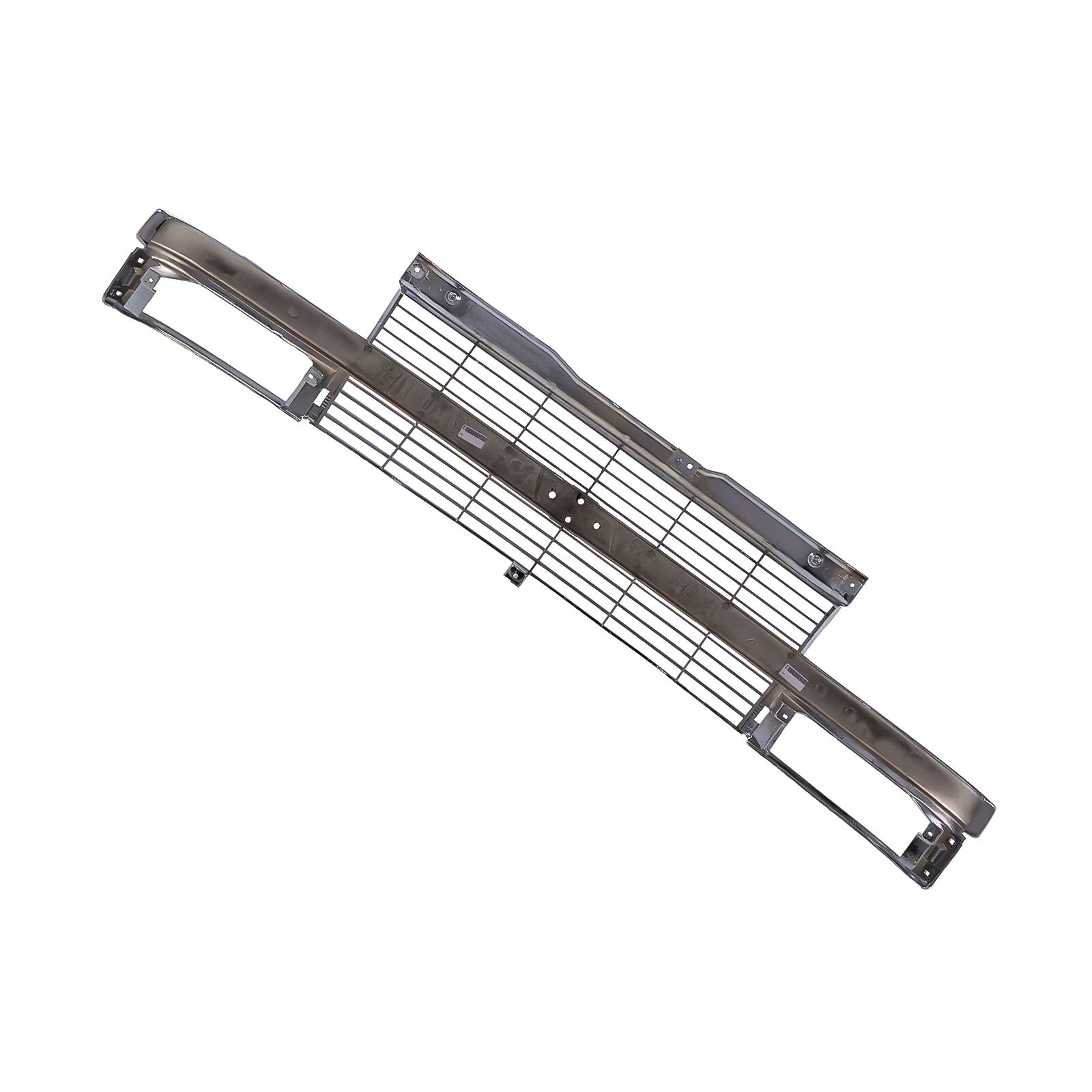 For 1995-2005 Chevy Astro Silver Grille w/Chrome Center Bar Composite Headlight