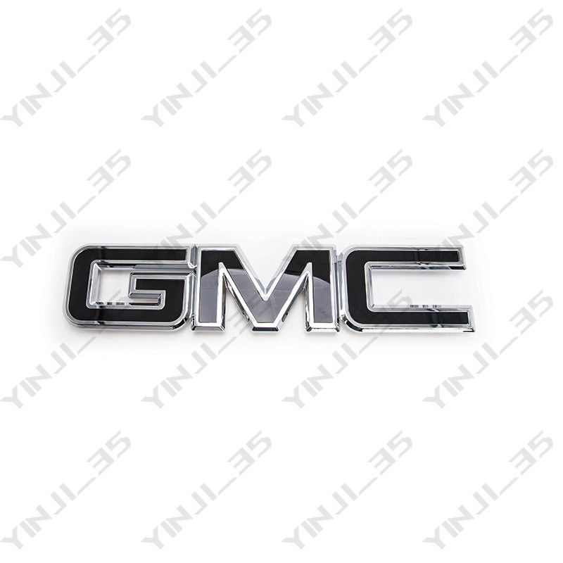 GM Grille Emblem Chrome Black for 2015-2019 GMC Sierra 1500 2500HD 3500HD