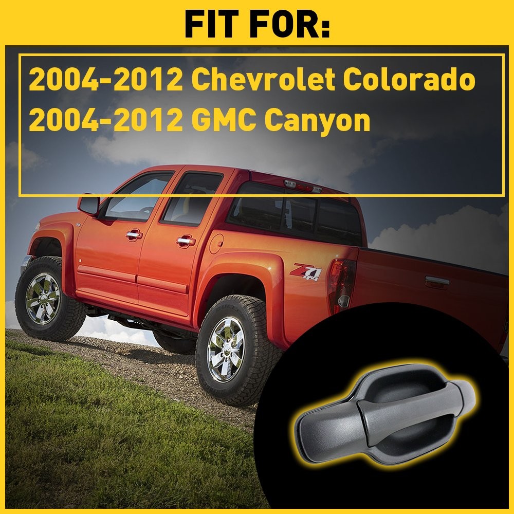Rear 1X Door Left For Handle 2004-2012 Exterior Chevrolet Colorado GMC Canyon