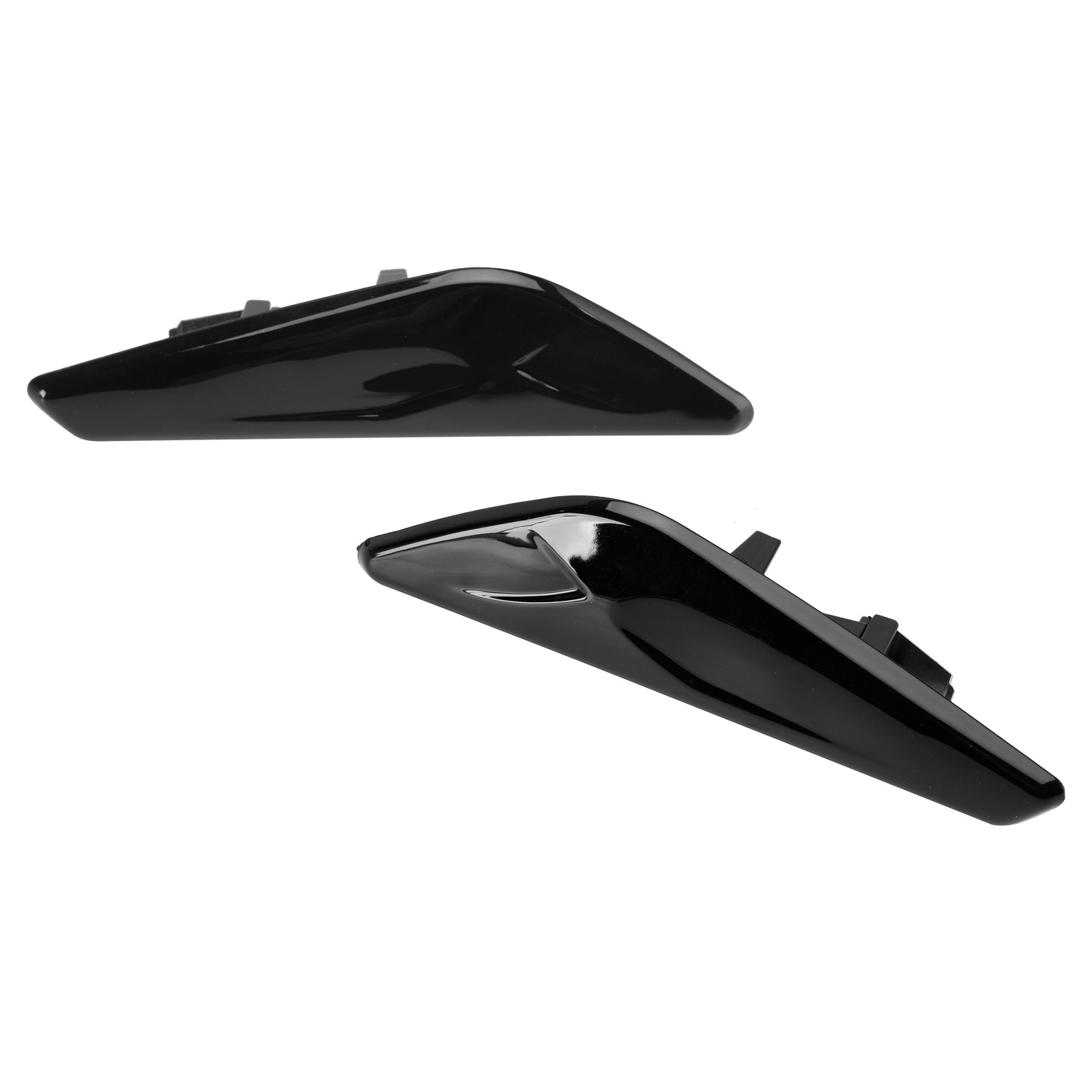Left+Right Front Fender Black Trim 51117338569+51117338570 For BMW X3 F25 X4 F26