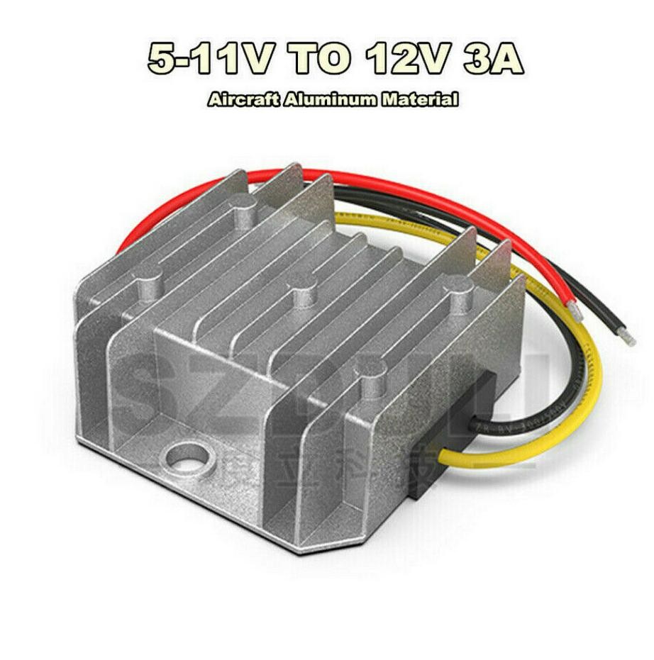 Car Boost Voltage Boost Converter DC Regulator Module 3A 5-11V Step Up to 12V