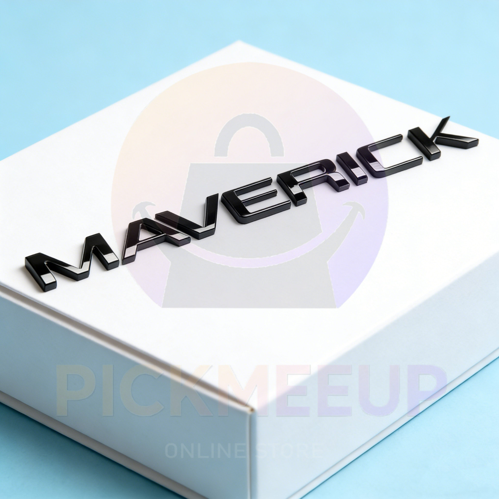 Raised Tailgate Insert Letter Emblem Adhesive For 2022-2025 Maverick Accessories