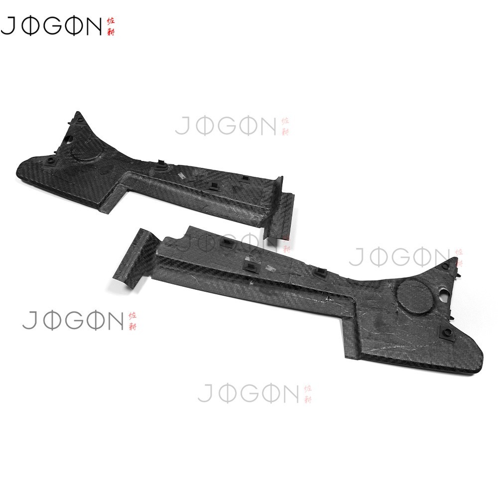 2PCS Real Carbon Replacement Engine Panel For Dodge Challenger SRT Hellcat 2015+