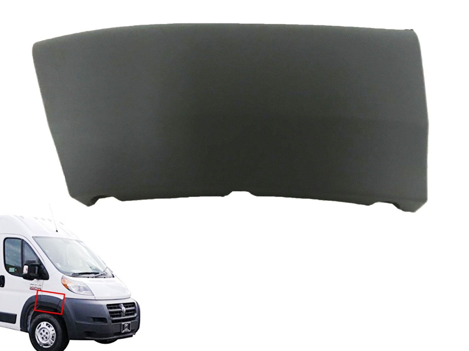 New Fits 2014-2018 Ram Promaster Right Front Fender Flare Trim Molding Passenger