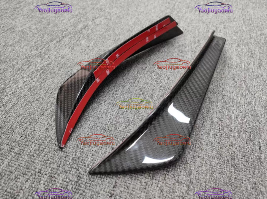 For Maserati MC20 2020-2024 Dry Carbon Fiber Front Bumper Side Splitter Canard