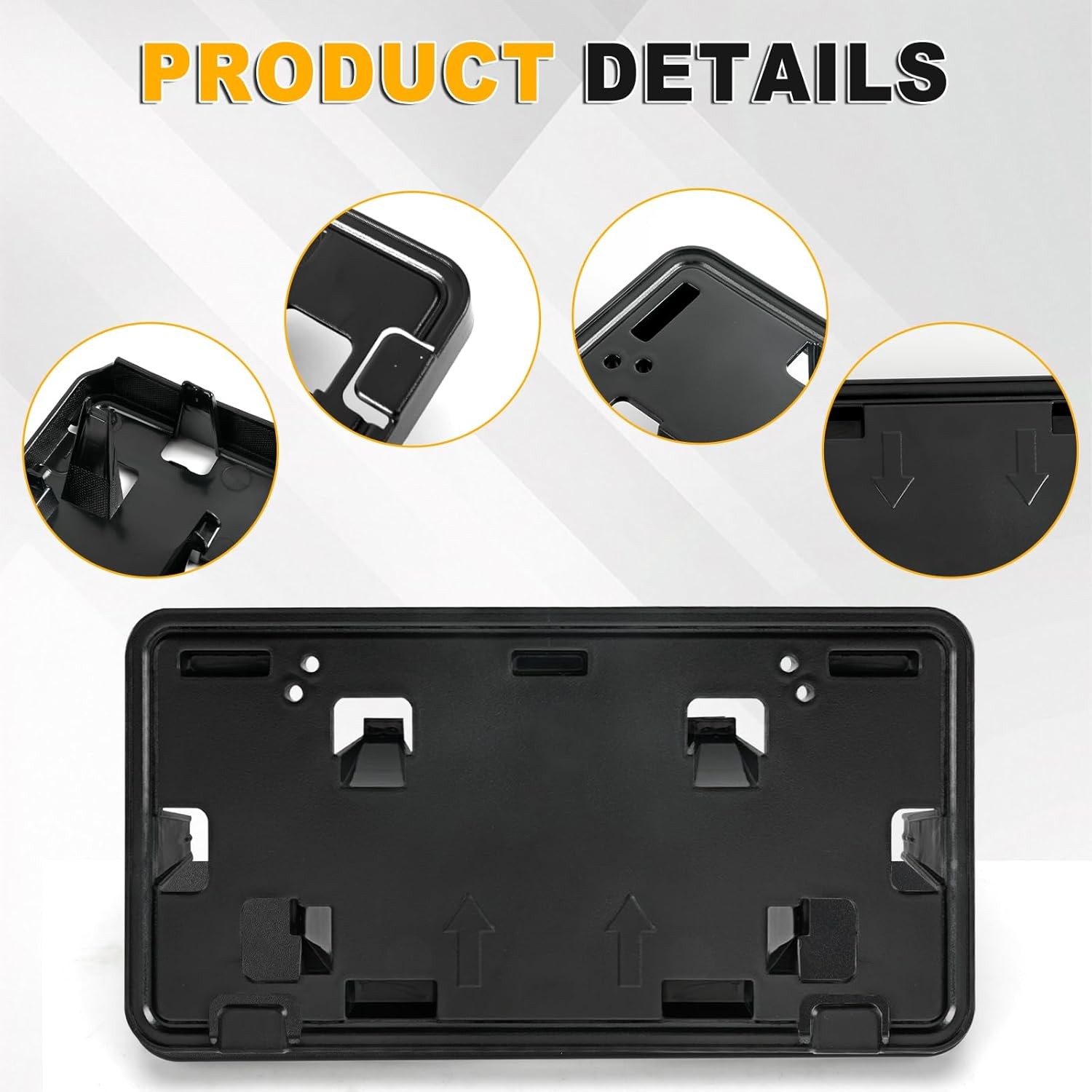 License Plate Bracket Holder for 2024-2026 Ford F150 2.7L/3.5L RL3Z-17A385-BA