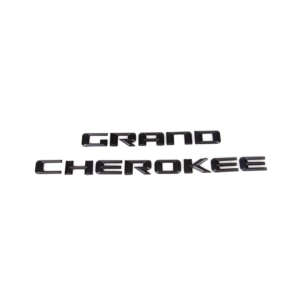 1pcs Set Jeep Grand Cherokee Side Door Matte Black Replacement Emblem Mopar
