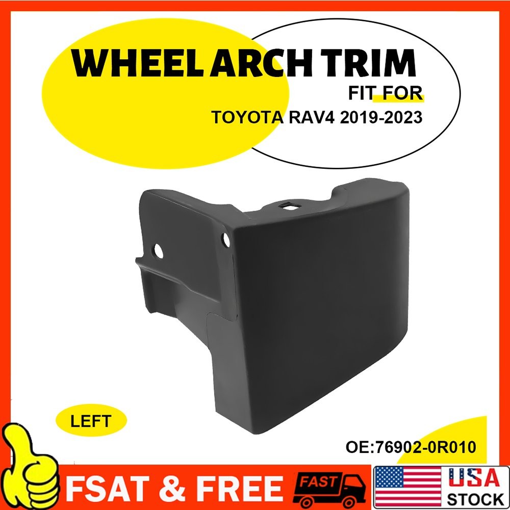 769020R010 Fit 2019-2023 Toyota Rav4 Front Lower Wheel Arch Trim Left Side NEW