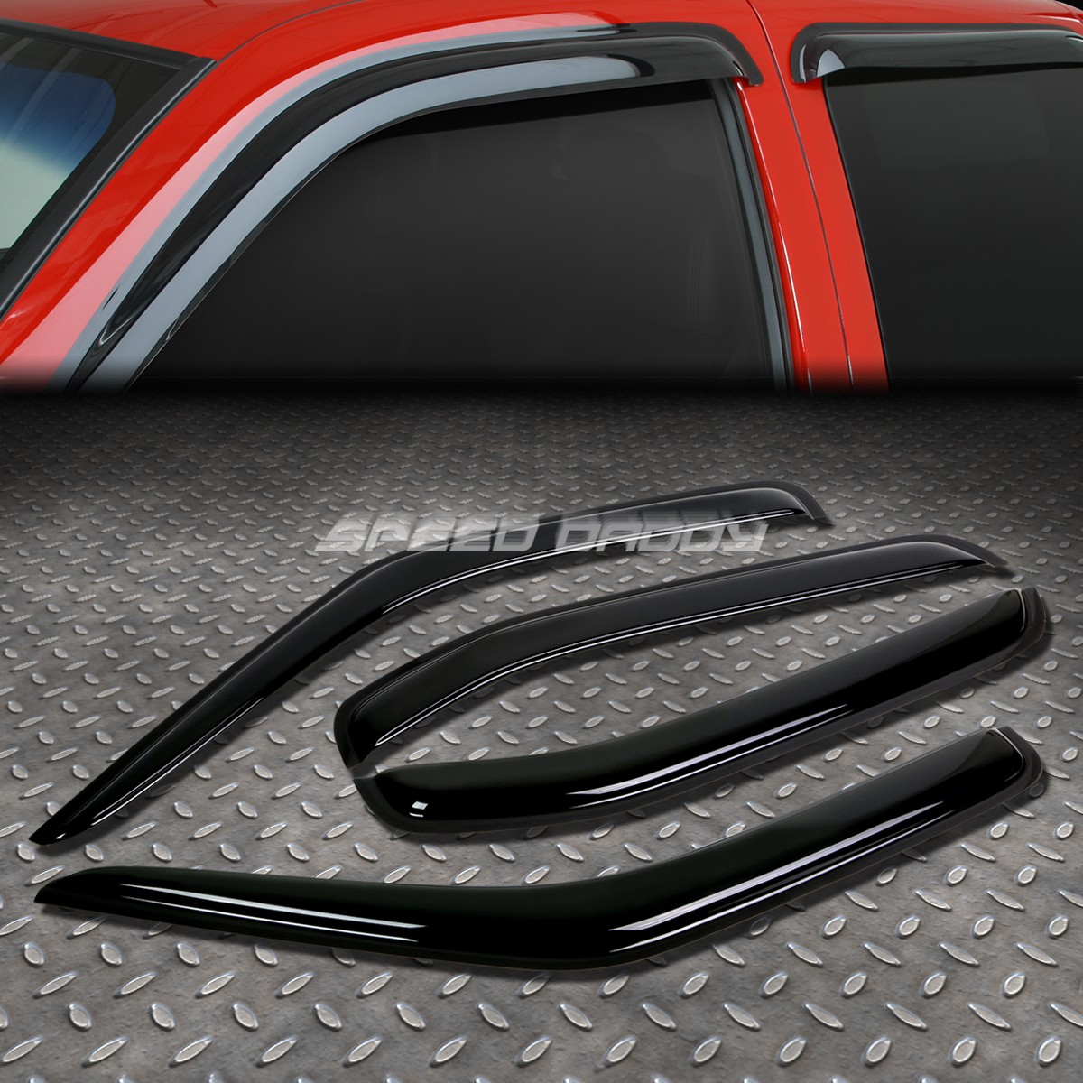 SMOKE TINT WINDOW VISOR SHADE/SUN WIND/RAIN DEFLECTOR FOR 00-04 NISSAN XTERRA
