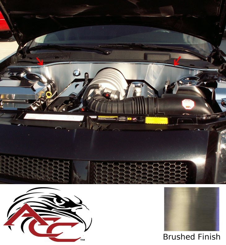 False Firewall SRT8 – 2005–2010 Chrysler 300/Dodge Charger/Magnum – Brushed SS