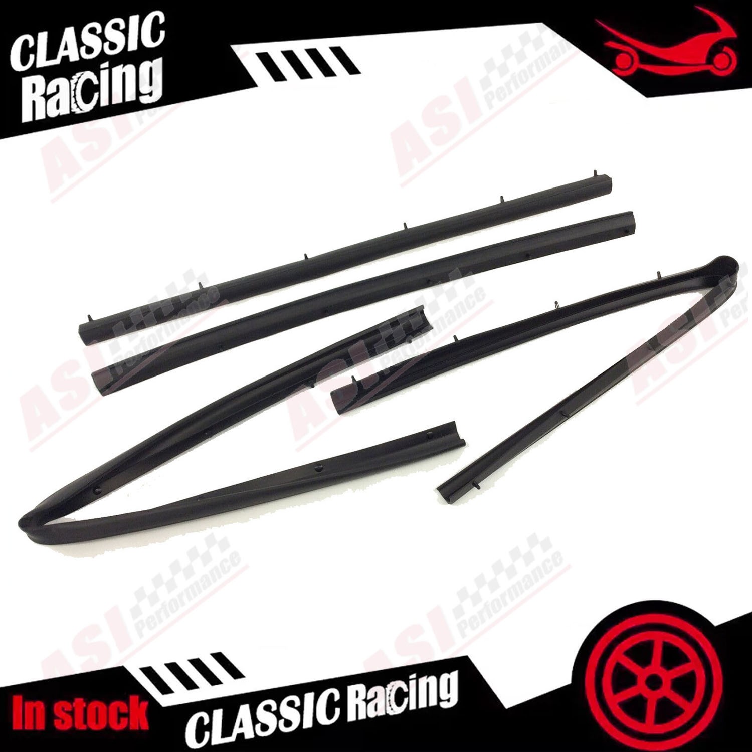 Front&Rear Lower Door Weather Strip Seal Kit Fit Ford F250 F350 F450 Crew Cab US