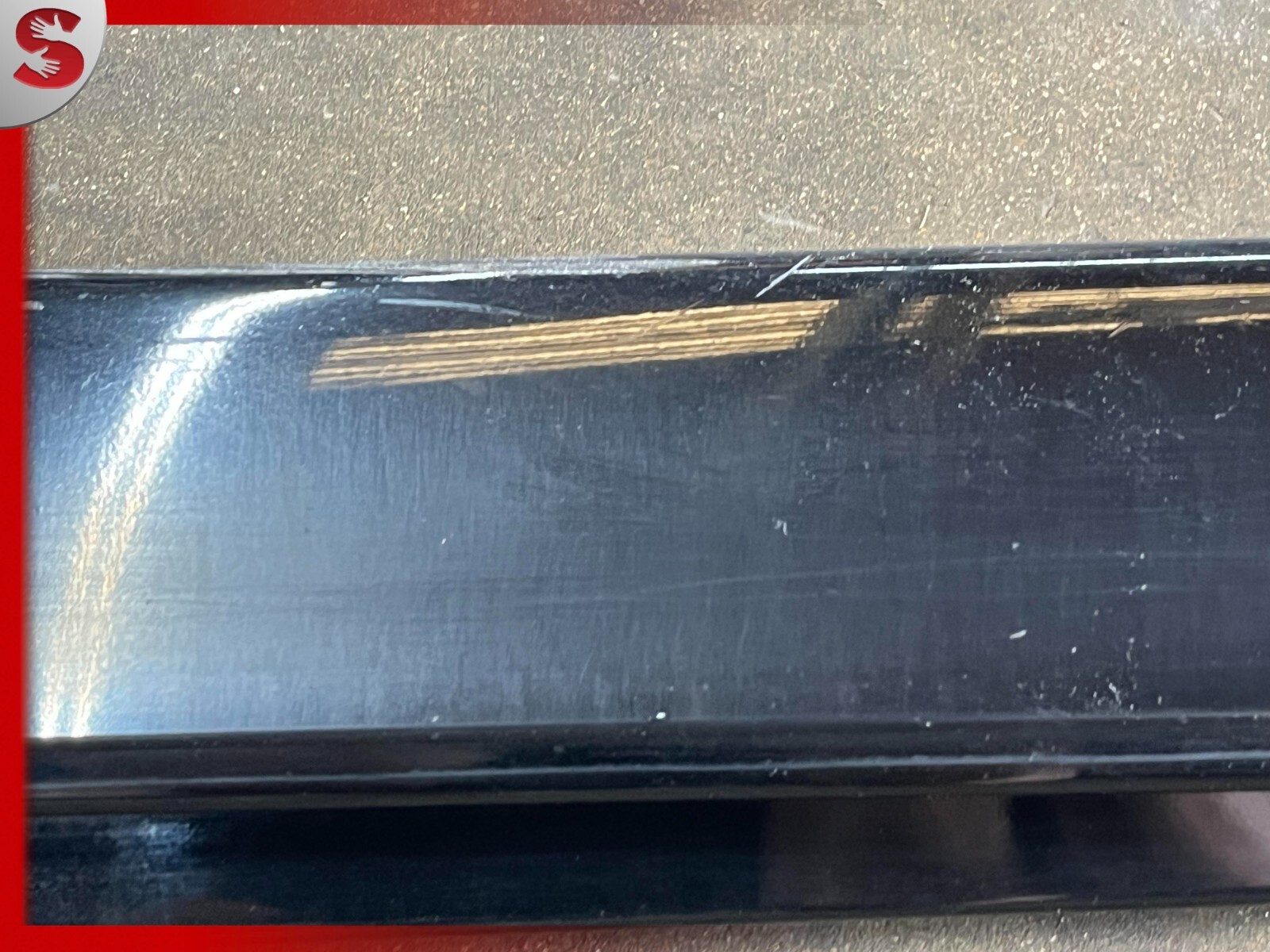 11-16 BMW F10 528I 535I 550I RIGHT SIDE SKIRT ROCKER PANEL TRIM BLACK SCHWARZ 2
