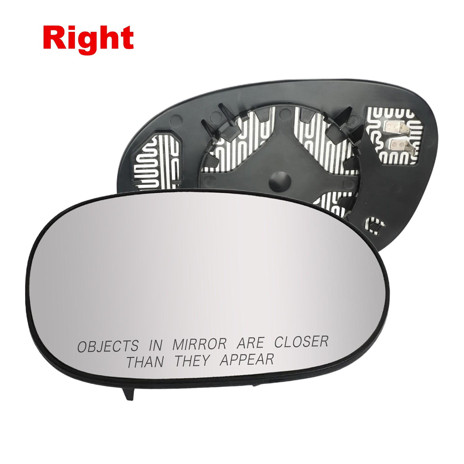 Passenger Side Heated Mirror Glass for Dodge Challenger 2008-2020 68048446AA
