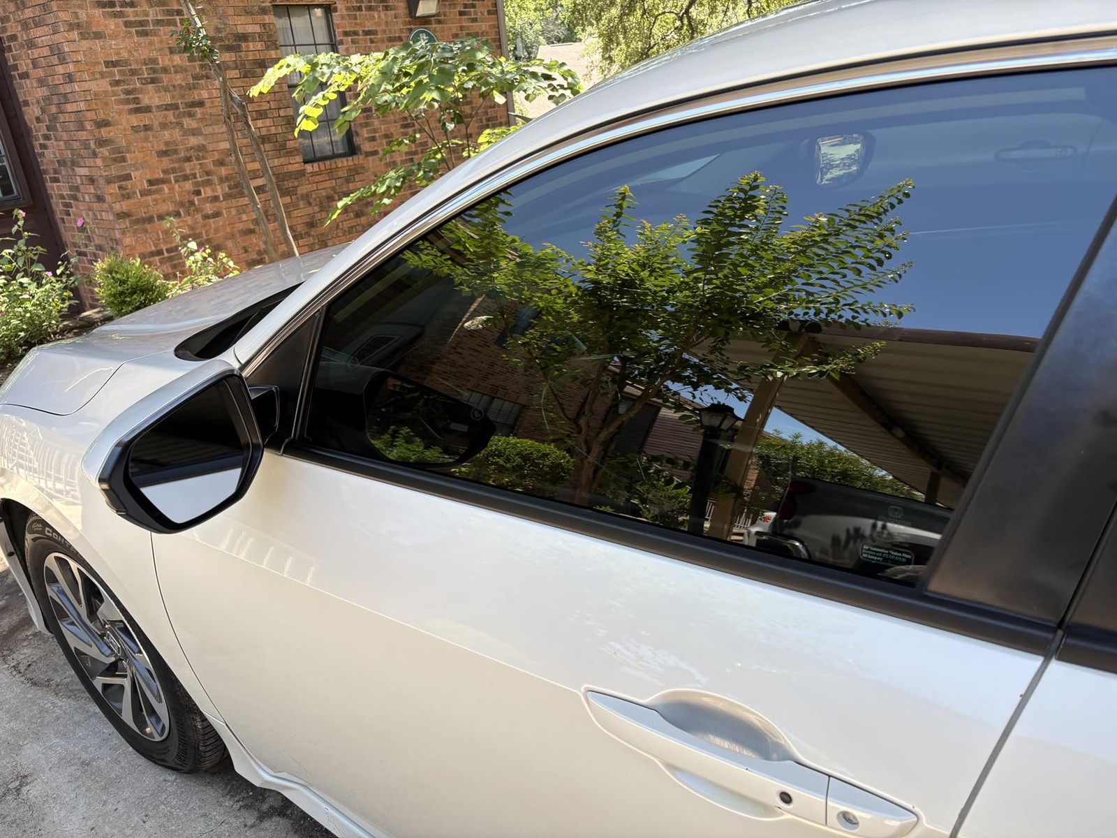 Window Molding Trim for 2013-2018 Honda Accord,4-Door Sedan,Chrome Outer Door