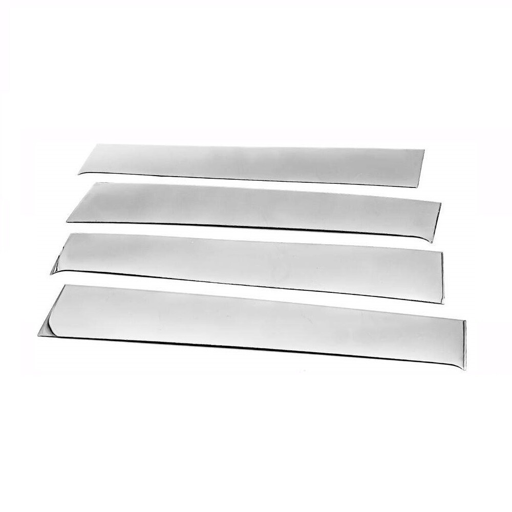 304 Stainless Steel Chrome Window Pillar Post For 04-14 Ford F150 Super Cab Crew