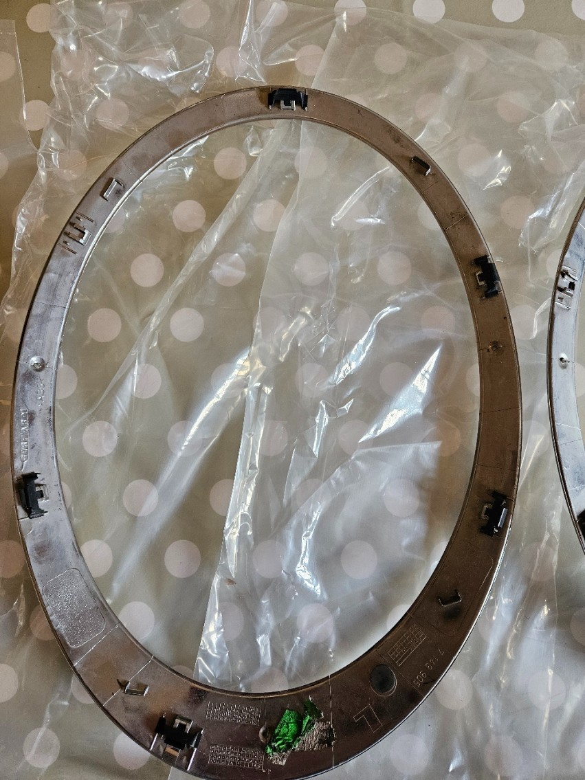4Pcs Chrome Headlight & Taillight Surround Cover Trims for Mini R56 OEM parts