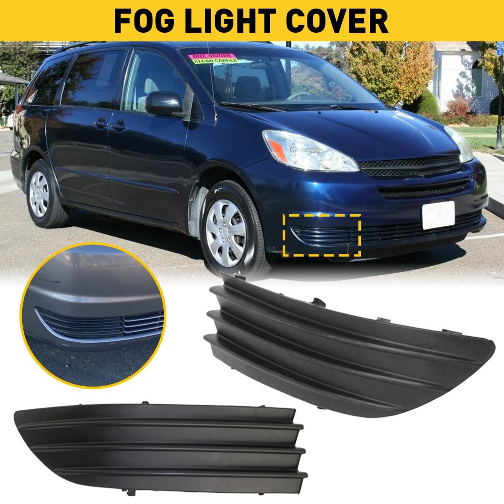 For 2004-05 Toyota Sienna Left Driver&Right Passenger Side Fog Light Cover EOOH