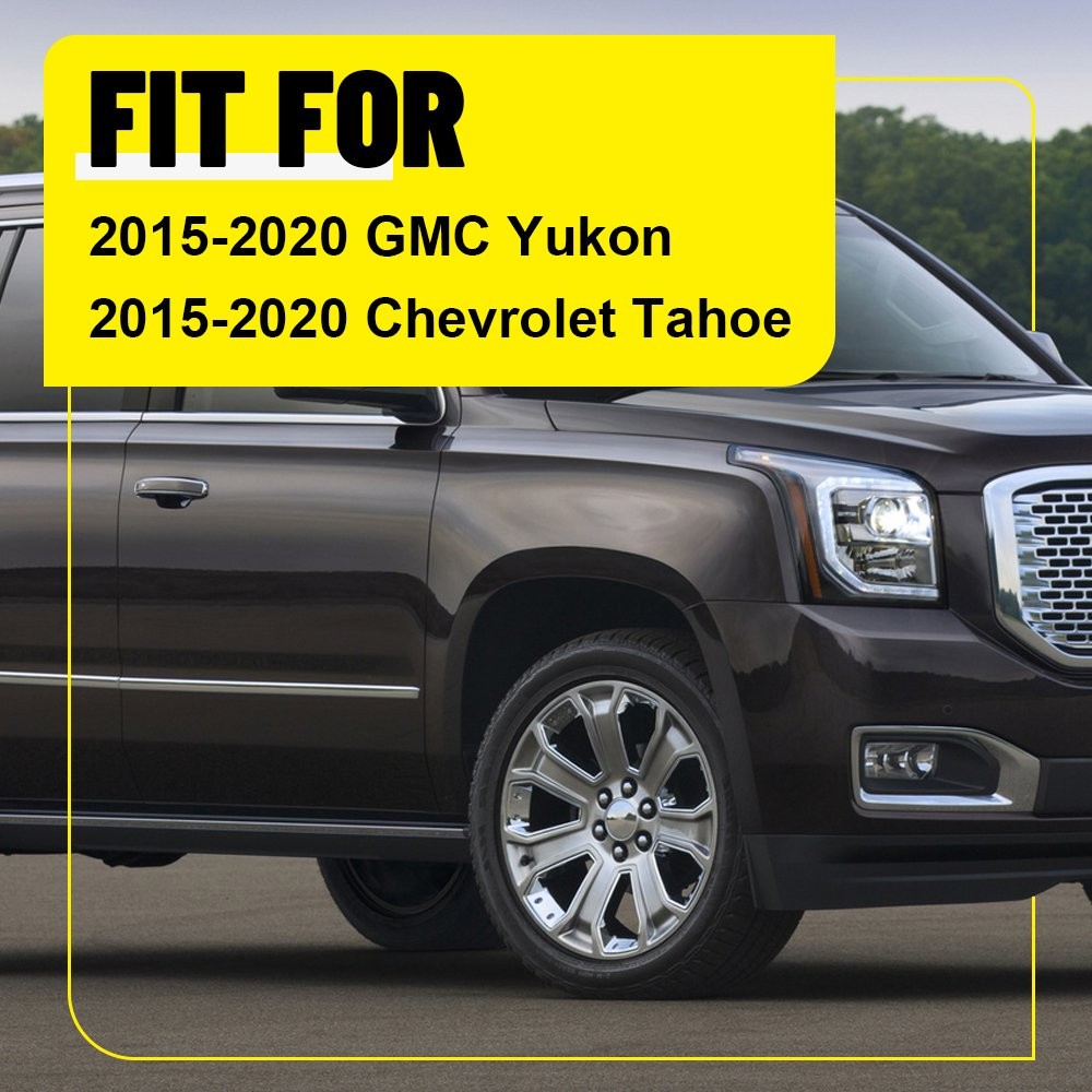 For GMC Yukon 2015 2016 2017 2018 2019 2020 Pillar Post Trim Cover Set 6-60X
