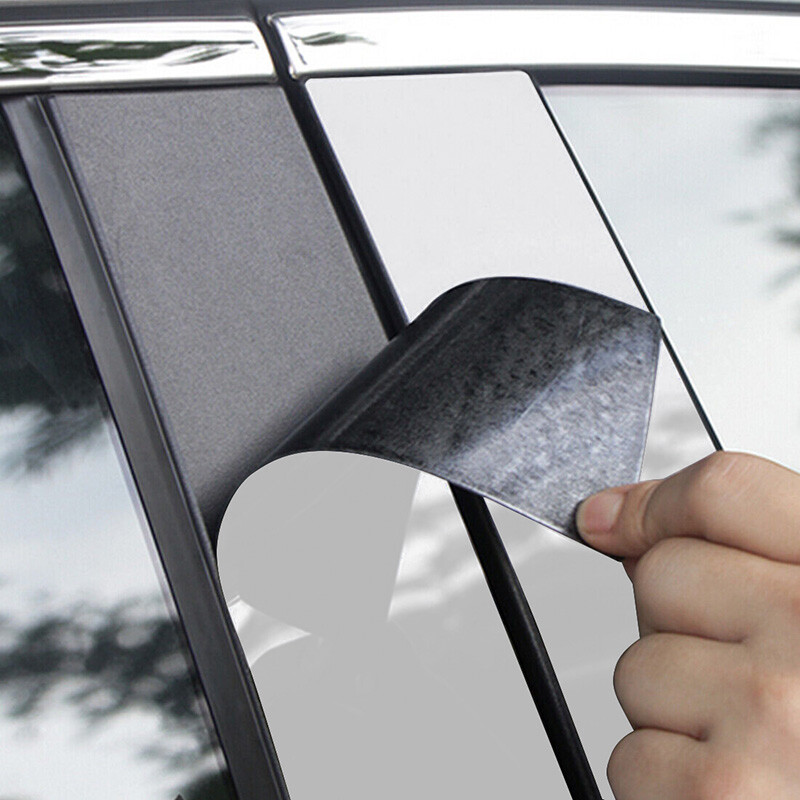 6pc Set Pillar Posts Door Window Trim Cover Silvery For Hyundai Palisade 2020-24