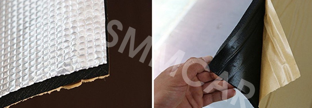 Heat Shield Sound Deadener Pad Car Firewall Thermal Noise Proof Insulation Mat