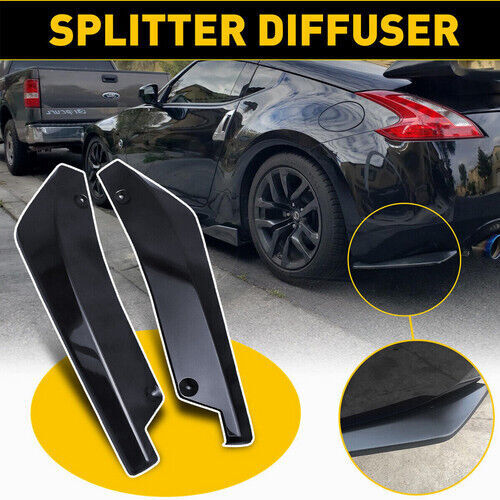 For 12-17 Hyundai Accent Front Bumper Lip Spoiler+Side Skirt+Rear Lip+Strut Rods
