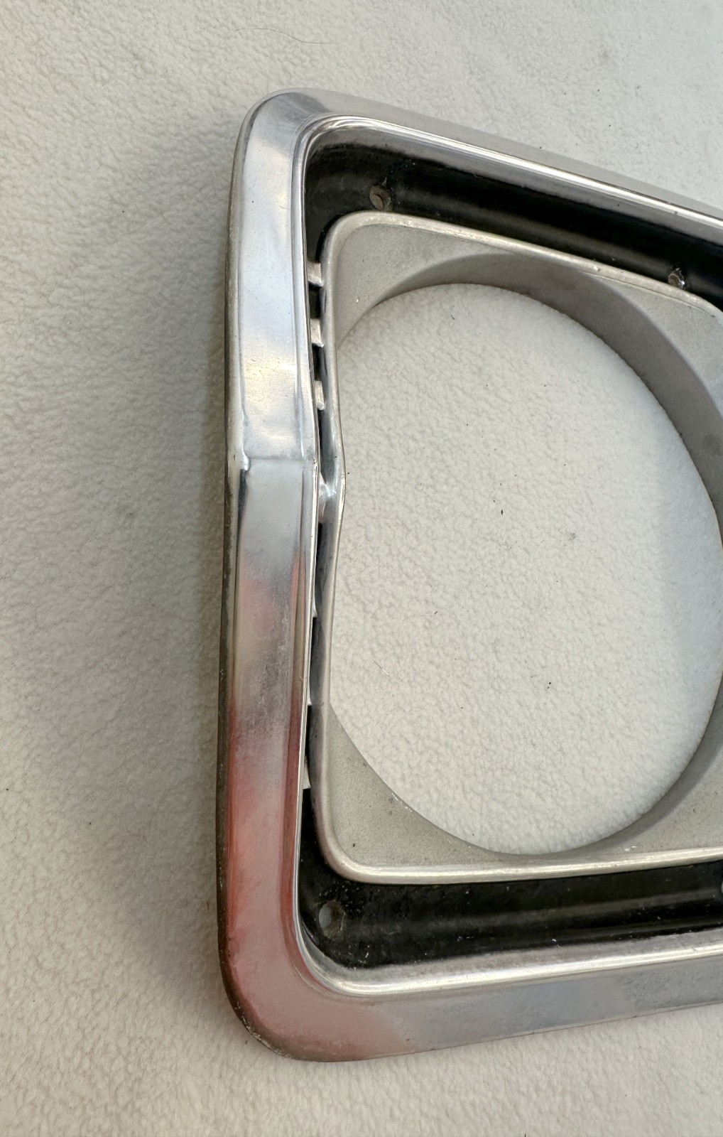 1966 Plymouth Belvedere II Satellite Headlight Bezels PAIR NICE 2dr Convertible