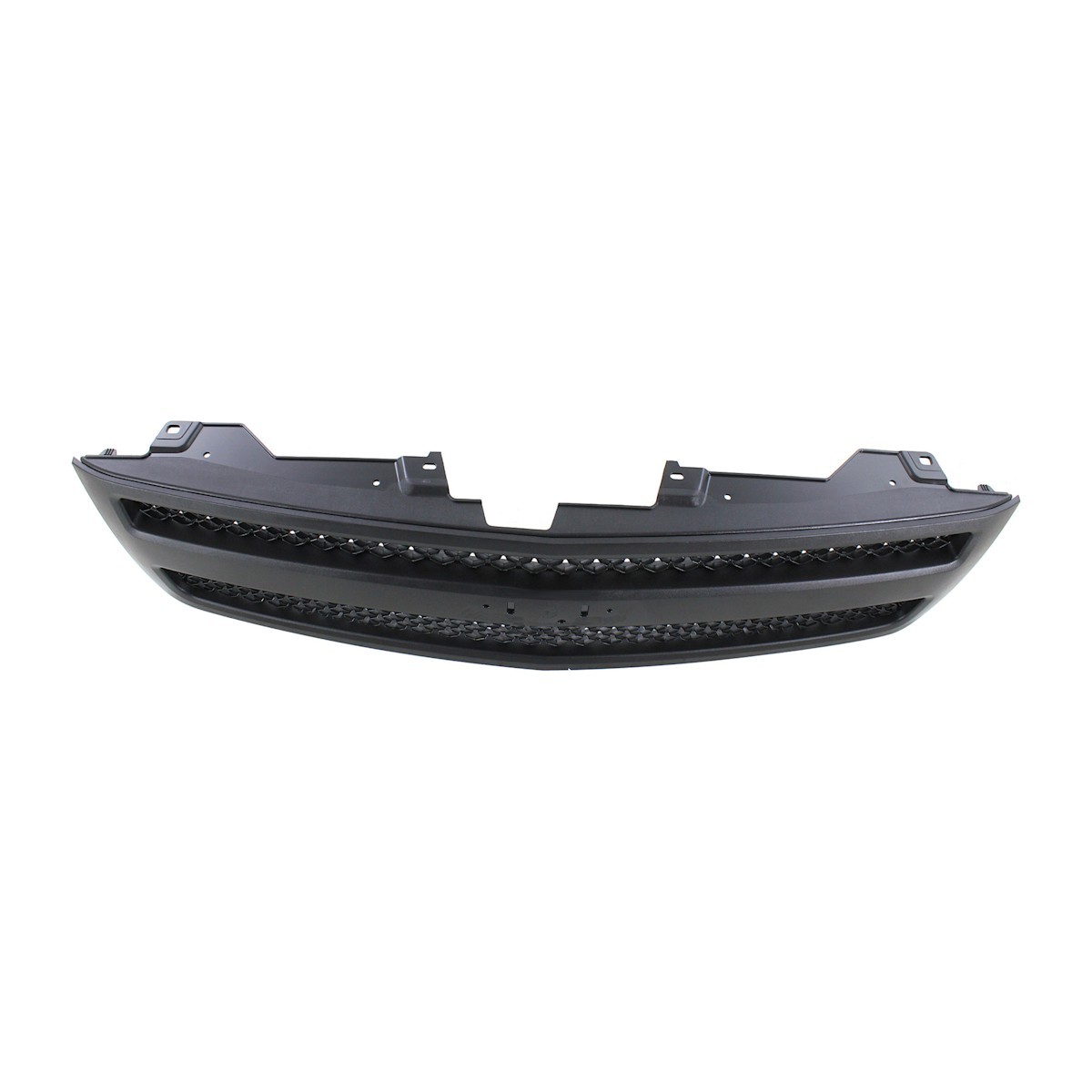 Grille Assembly Fits 2007-13 Silverado 1500 Textured Black With Emblem Provision